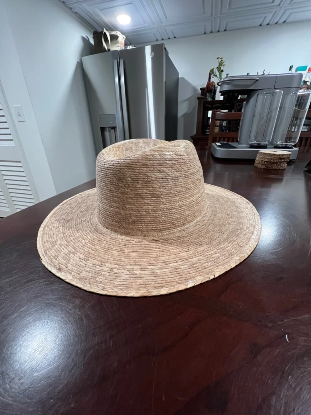 Lack Of Color Natural Straw Fedora Hat